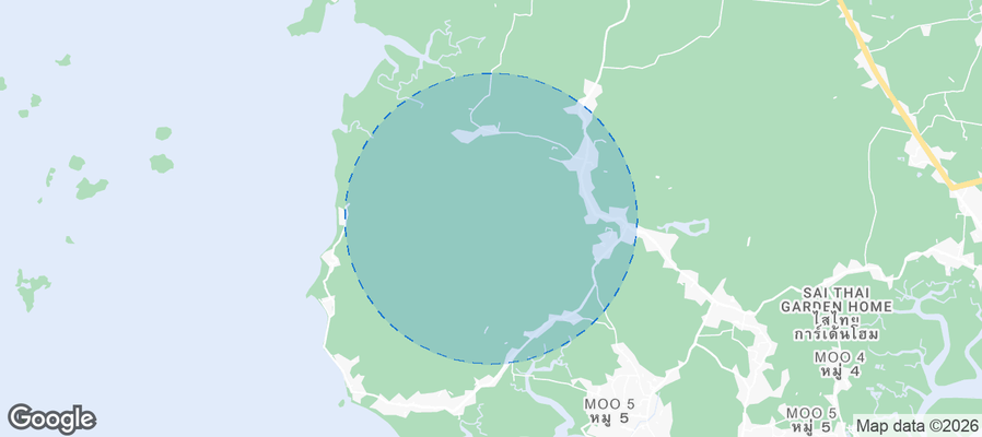 Nong Thale Airbnb map